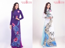 30 thí sinh Hoa hậu VN diện áo dài đọ nét duyên dáng