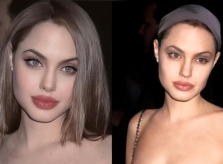 Ảnh trước và sau khi chỉnh sửa của Angelina Jolie