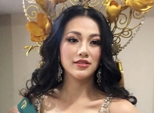 Anh trai trang điểm cho Phương Khánh thi chung kết Miss Earth