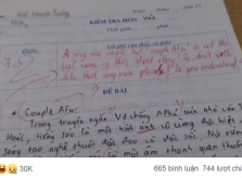 Nam sinh bị 'bật lại' vì dùng tiếng Anh trong bài kiểm tra Văn