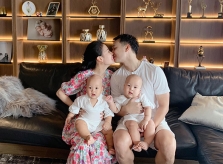 Cuộc sống bỉm sữa của bà xã MC Thành Trung