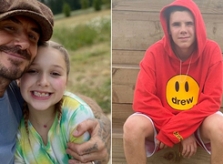 Becks thảnh thơi bên con và cún cưng