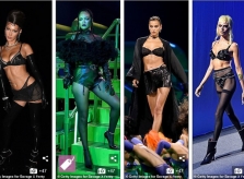 Bella Hadid, Irina Shayk và Cara Delevingne quy tụ trong đêm hội nội y của Rihanna