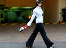 Ngắm street style đa dạng của Cao Thiên Trang