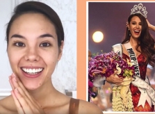 Catriona Gray tiết lộ 20 bước makeup giúp cô đăng quang Miss Universe 2018