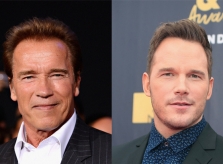 Arnold Schwarzenegger thân thiết với con rể