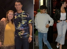 C. Ronaldo đi ăn tối cùng mẹ và bạn gái sau trận ra mắt