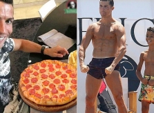 C. Ronaldo tuần nào cũng ăn pizza