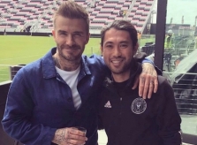 David Beckham khoác vai Lee Nguyễn