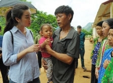 Đỗ Mỹ Linh, Jolie Nguyễn lên Hà Giang giúp đồng bào bị lũ lụt