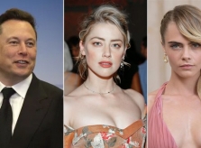 Elon Musk phủ nhận sex tập thể với Amber Heard và Cara Delevingne