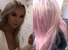 Tóc của cô gái Anh bỗng dưng chuyển sang màu hồng sau khi tắm