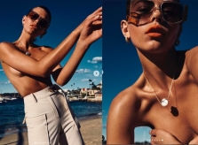 Mẫu 9x Georgia Fowler đẹp như tạc tượng với ảnh bán khoả thân