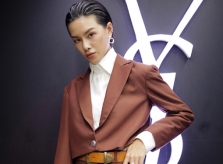 Hà Kino mặc style nam tính