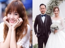 Hari Won khen vợ chồng Tiến Đạt đẹp đôi
