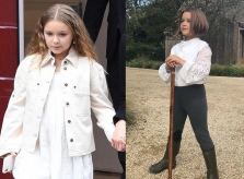 Harper Beckham ăn mặc sành điệu, thừa hưởng tư duy thời trang từ mẹ