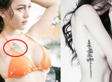 18 hình xăm ngực đẹp tinh tế cho nàng thêm quyến rũ