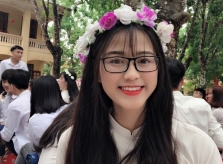 Hoa hậu Đỗ Thị Hà thời học sinh