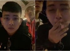 Hoài Lâm hút thuốc lá trên sóng livestream