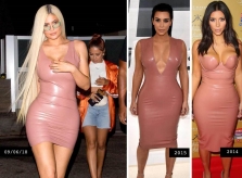 Hot girl Kylie Jenner nghiện váy cao su bó sát