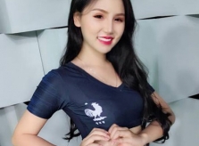 Vẻ đẹp hớp hồn của hotgirl Hà Nội mê ĐT Pháp