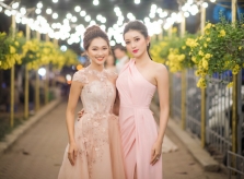 Huyền My đọ sắc với 'bạn gái tin đồn' của Phan Văn Đức