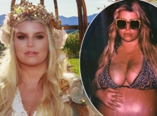 Jessica Simpson sinh con thứ ba nặng gần 5 kg