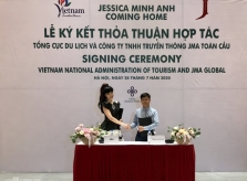 Jessica Minh Anh quảng bá du lịch Việt Nam