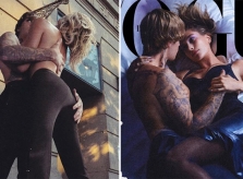 Justin Bieber và vợ bán nude trên tạp chí