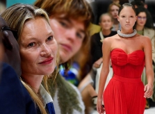 Kate Moss hãnh diện xem con gái catwalk