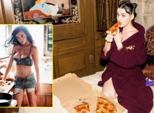 'Nghiện' pizza, Katy Perry vẫn ‘vòng nào ra vòng nấy’