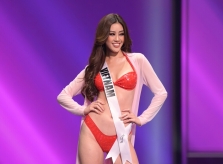 Khánh Vân sexy ở bán kết Miss Universe