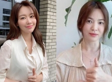 Kim Ah Joong, Song Hye Kyo cảm ơn nhân viên y tế