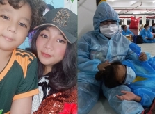 Mẹ con diễn viên Kim Đào mắc Covid-19