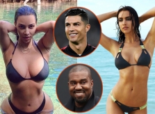 Kim Kardashian và Irina Shayk đều từng yêu C. Ronaldo