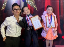Con trai 4 tuổi của Khánh Thi giành 2 huy chương dancesport