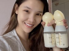 Ảnh sao 6/1: Kỳ Hân rạng rỡ sau sinh