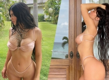 Kylie Jenner diện bikini 8 triệu đồng khoe body bốc lửa