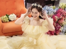 Lan Ngọc diện đầm công chúa