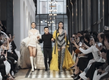 Tiểu Vy - Lương Thùy Linh đọ tài catwalk trong show diễn cảm hứng Tây Bắc