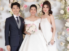 H'Hen Niê, Trương Ngọc Ánh dự lễ cưới Á hậu Thúy Vân