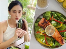 Salad giữ dáng đẹp mắt, ngon miệng của Lương Thùy Linh