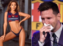 Mẫu Playboy trả 600.000 USD cho khăn giấy đẫm nước mắt của Messi