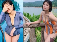 MC Hoàng Linh tung ảnh bikini, U40 vẫn sexy khó cưỡng