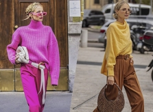 Mix đồ màu nổi đi làm đầu năm mới