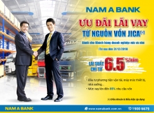 Nam A Bank ưu đãi lãi vay từ 6.5%/năm cho doanh nghiệp vừa và nhỏ