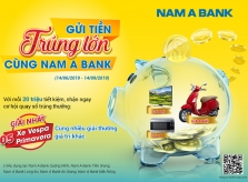 Gửi tiền Nam A Bank, trúng ngay xe Vespa sành điệu