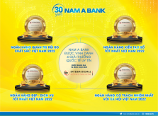 Nam A Bank nhận “mưa” giải thưởng quốc tế