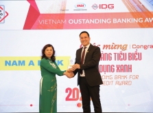 Nam A Bank tiếp tục nhận giải thưởng “Ngân hàng tiêu biểu về Tín Dụng Xanh” năm 2020