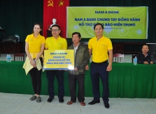Nam A Bank chung tay hướng về miền trung thân yêu